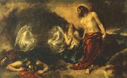 William Etty Christ Appearing to Mary Magdalene after the Resurrection oil